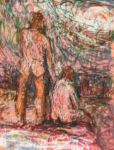 Despair, 12 x 9, mixed media, 2025